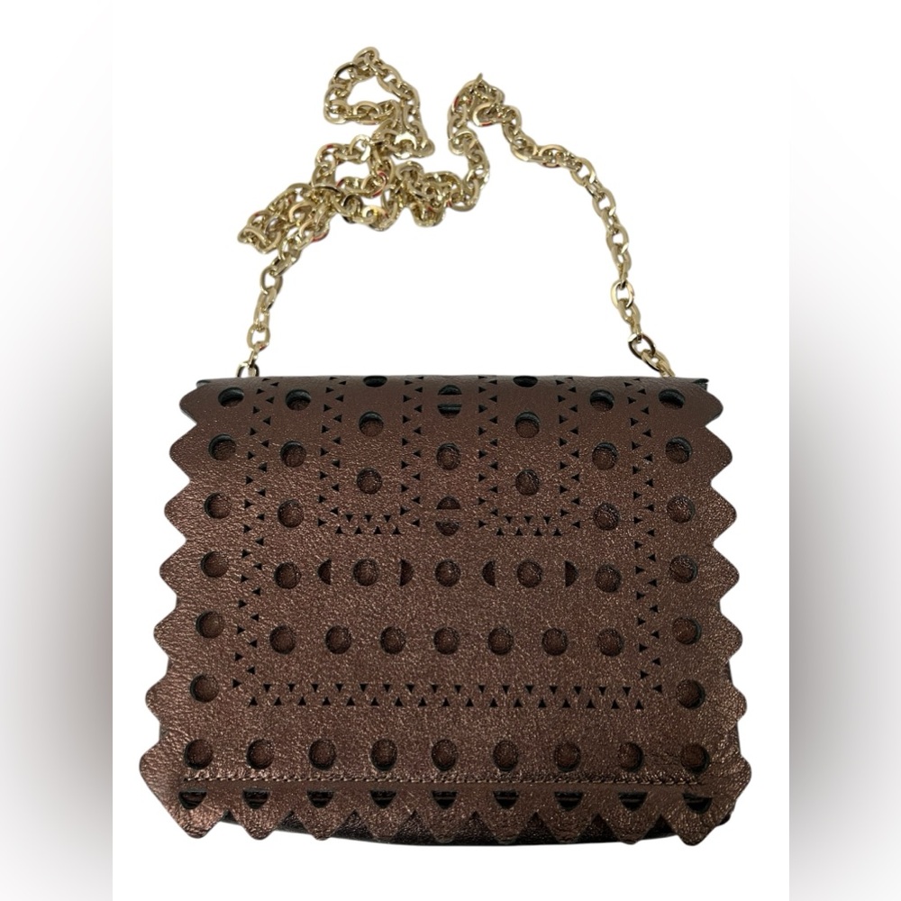 NWT Stuart Weitzman Laser Pouchette
